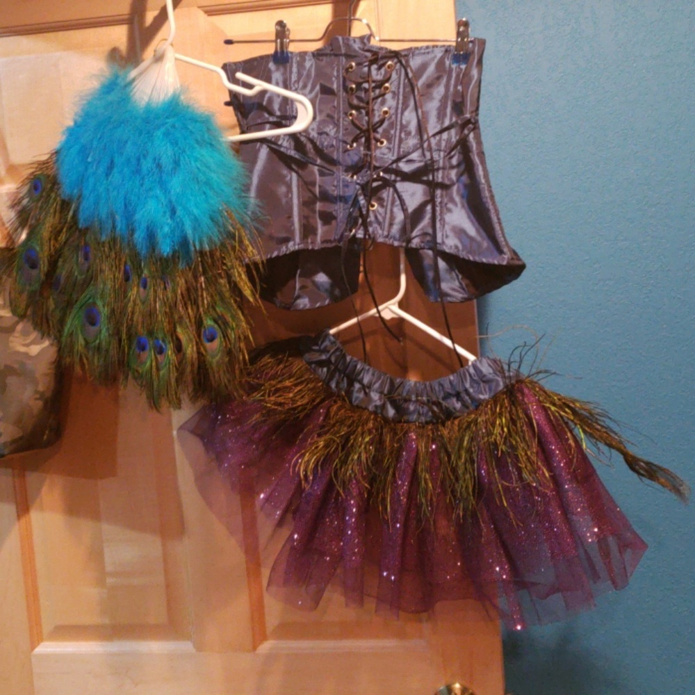 Halloween custom made peacock Halloween costume